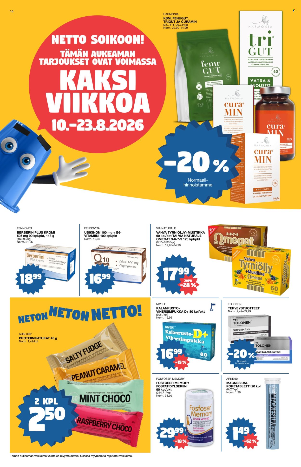 Tokmanni tarjoukset - 10.08.2026 - 16.08.2026. Sivu 16