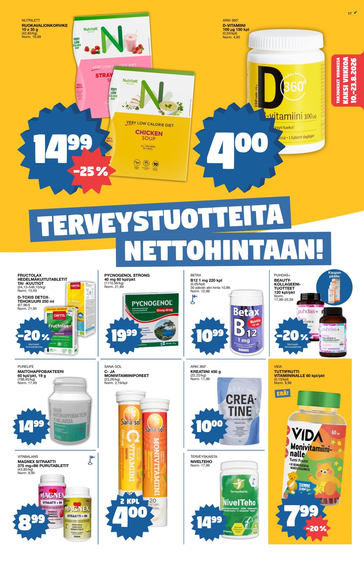Tokmanni tarjoukset - 10.08.2026 - 16.08.2026. Sivu 17