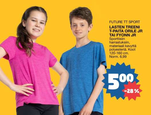LASTEN TREENI T-PAITA ORILE JR TAI FYONN JR