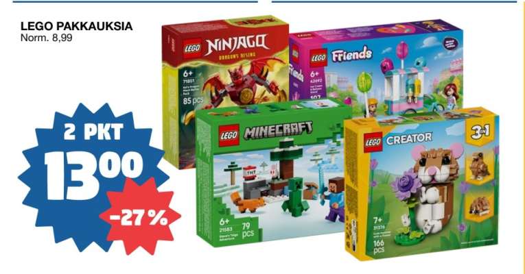 LEGO PAKKAUKSIA