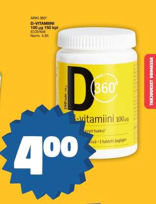 ARKI 360° D-VITAMIINI