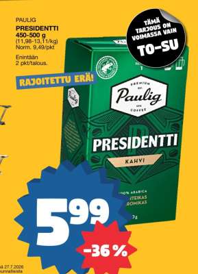 PAULIG PRESIDENTTI