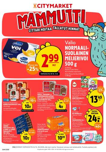 K-citymarket tarjoukset  - 10.08.2026 - 16.08.2026.