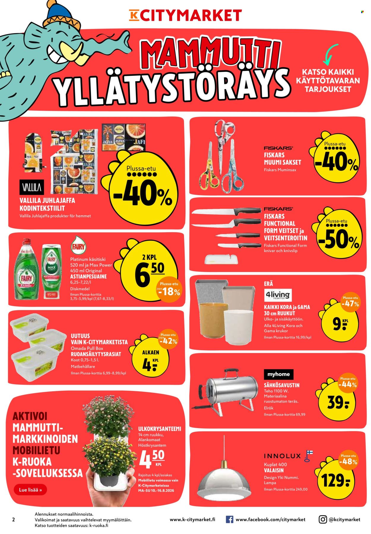 K-citymarket tarjoukset - 10.08.2026 - 16.08.2026. Sivu 2