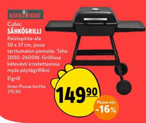 Cubic SÄHKÖGRILLI