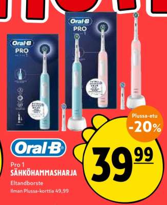 Oral-B Pro 1 SÄHKÖHAMMASHARJA