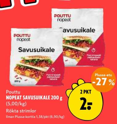 Pouttu NOPEAT SAVUSUIKALE 200 g