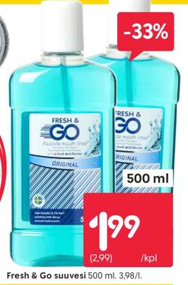 Fresh & Go suuvesi