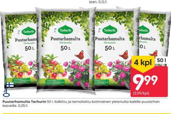 Puutarhamulta Tarhurin