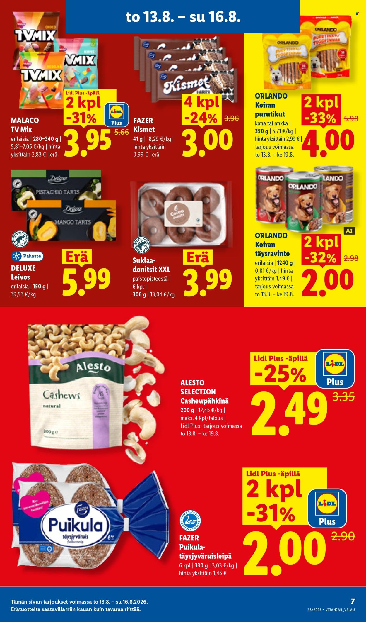 Lidl tarjoukset - 13.08.2026 - 16.08.2026. Sivu 7