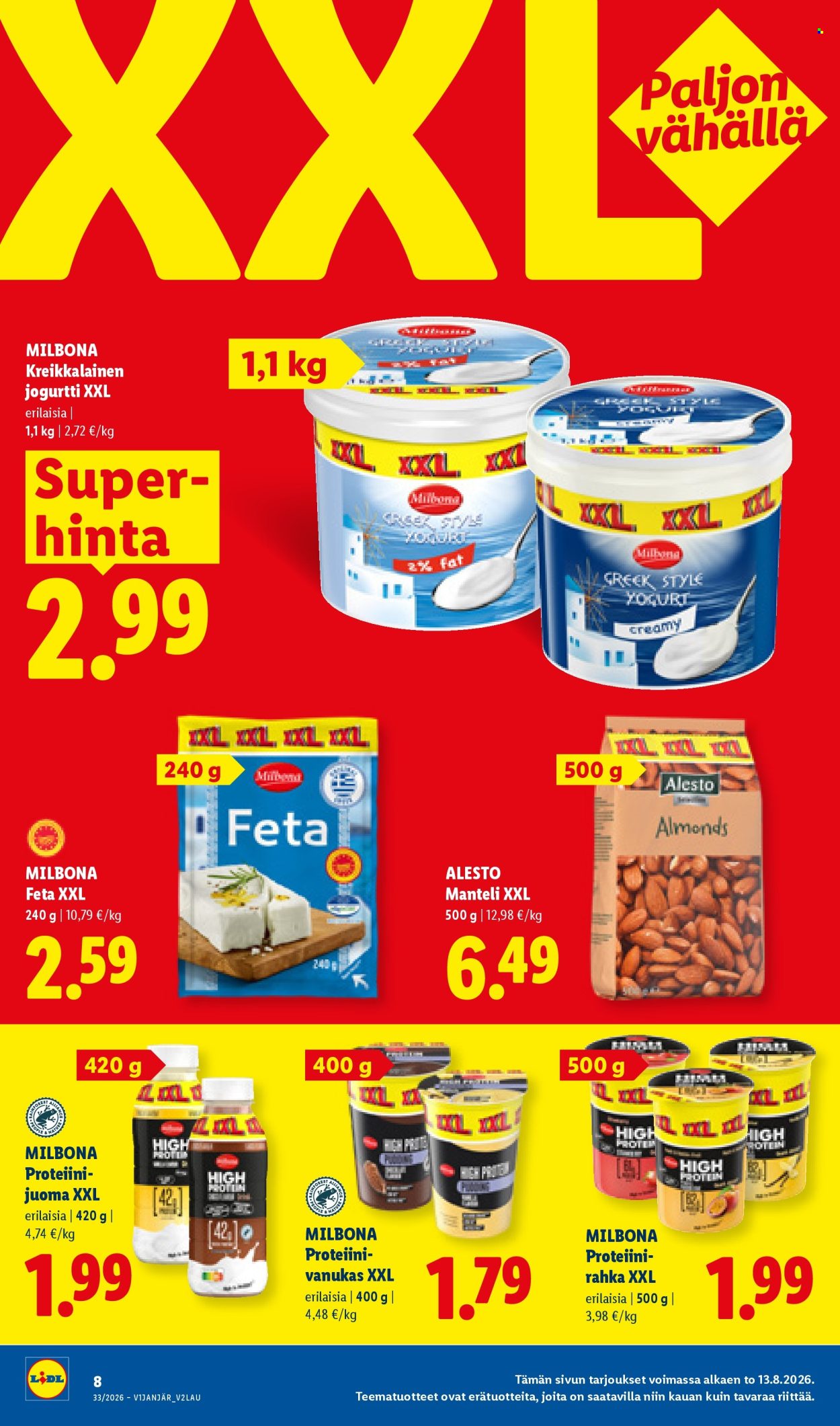 Lidl tarjoukset - 13.08.2026 - 16.08.2026. Sivu 8