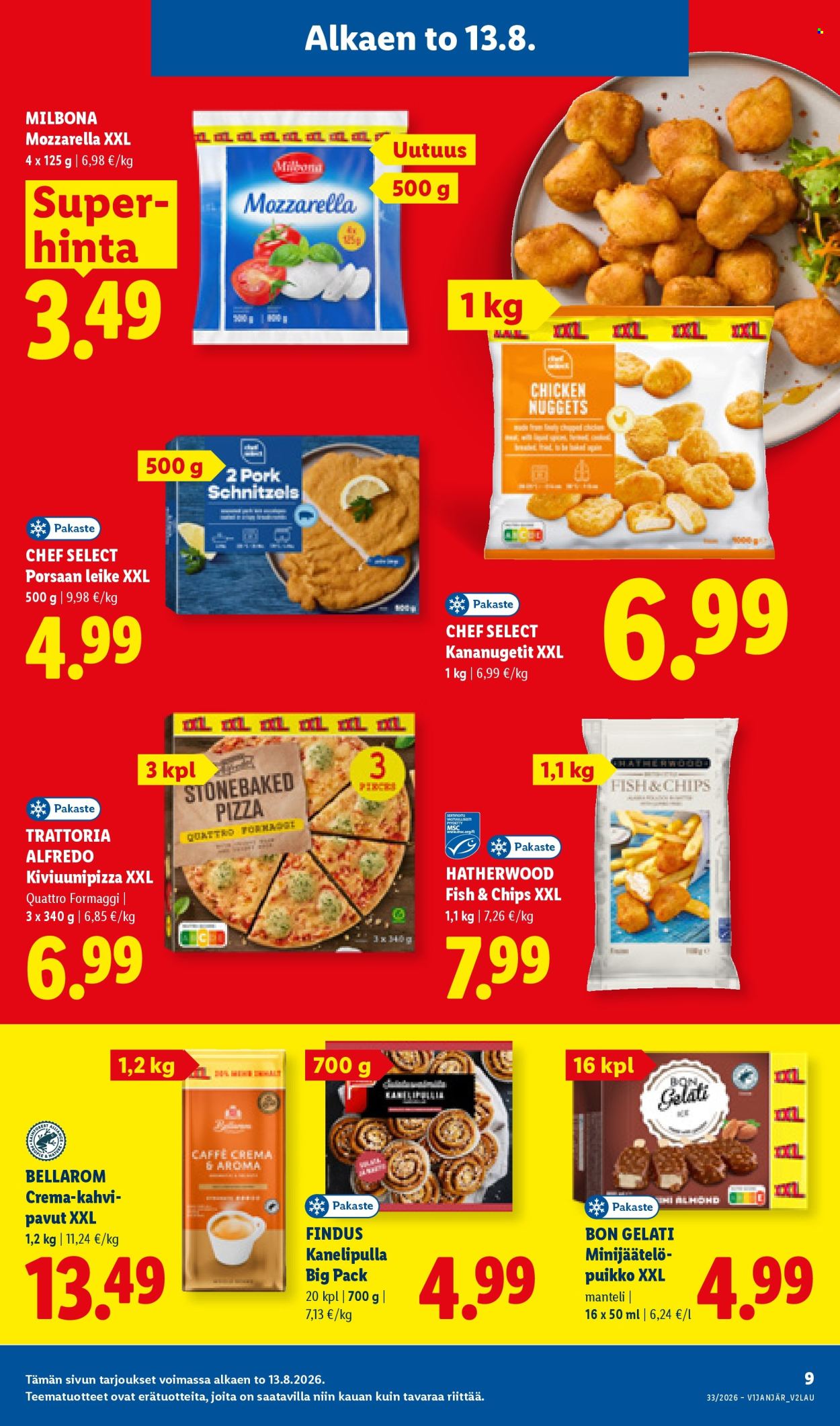Lidl tarjoukset - 13.08.2026 - 16.08.2026. Sivu 9