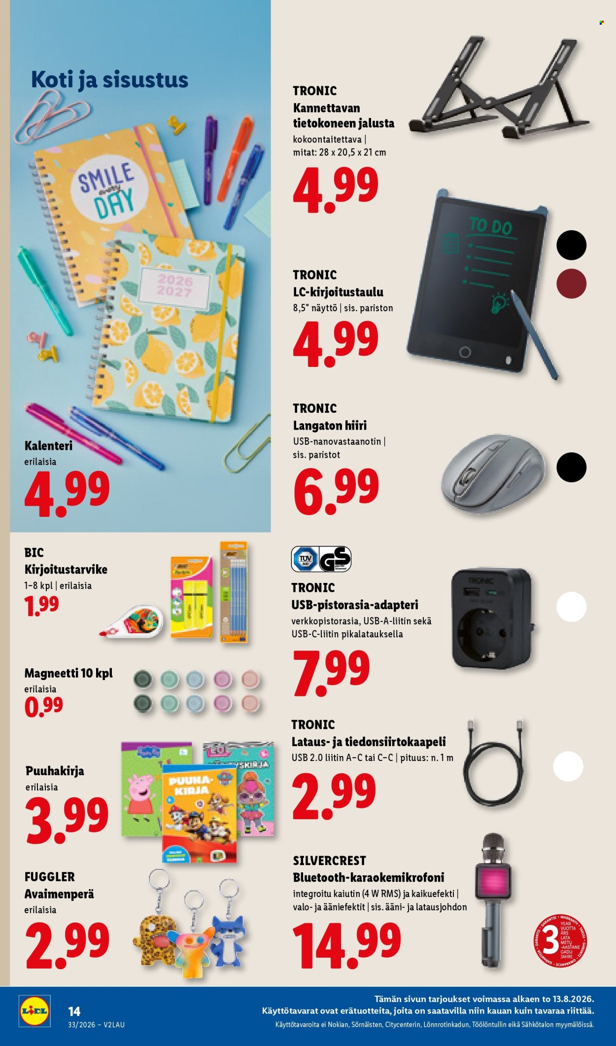 Lidl tarjoukset - 13.08.2026 - 16.08.2026. Sivu 18