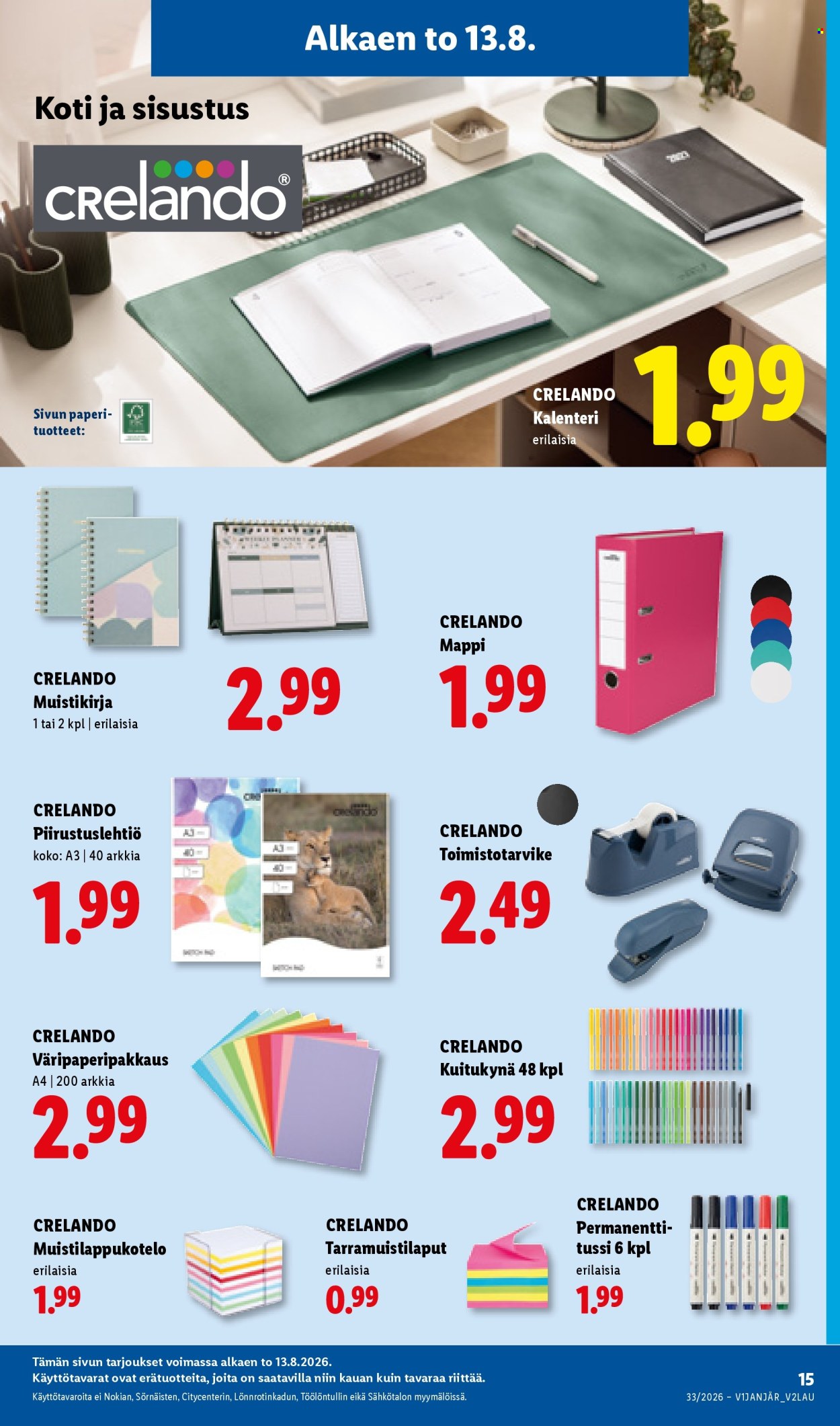 Lidl tarjoukset - 13.08.2026 - 16.08.2026. Sivu 19
