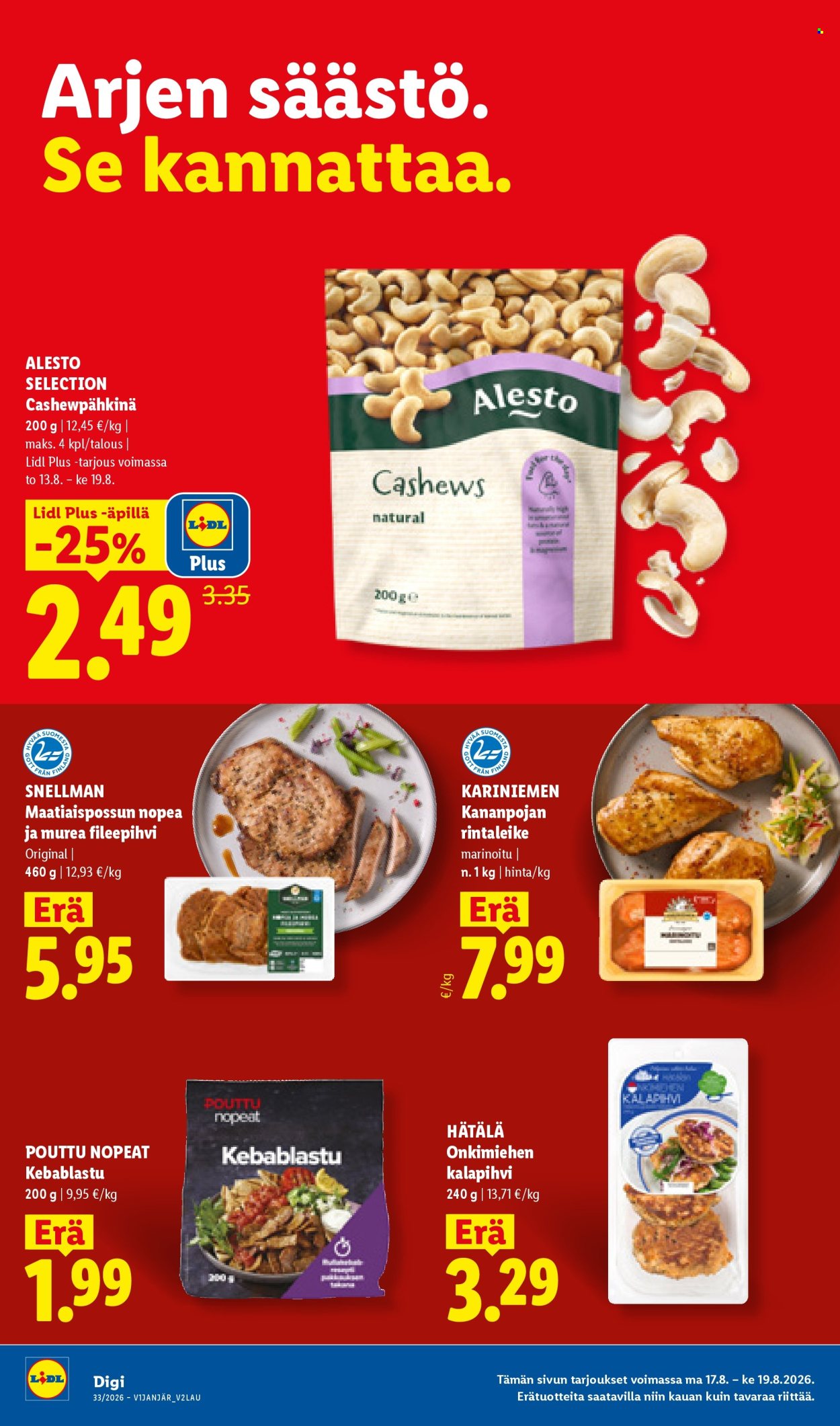 Lidl tarjoukset - 17.08.2026 - 19.08.2026. Sivu 4