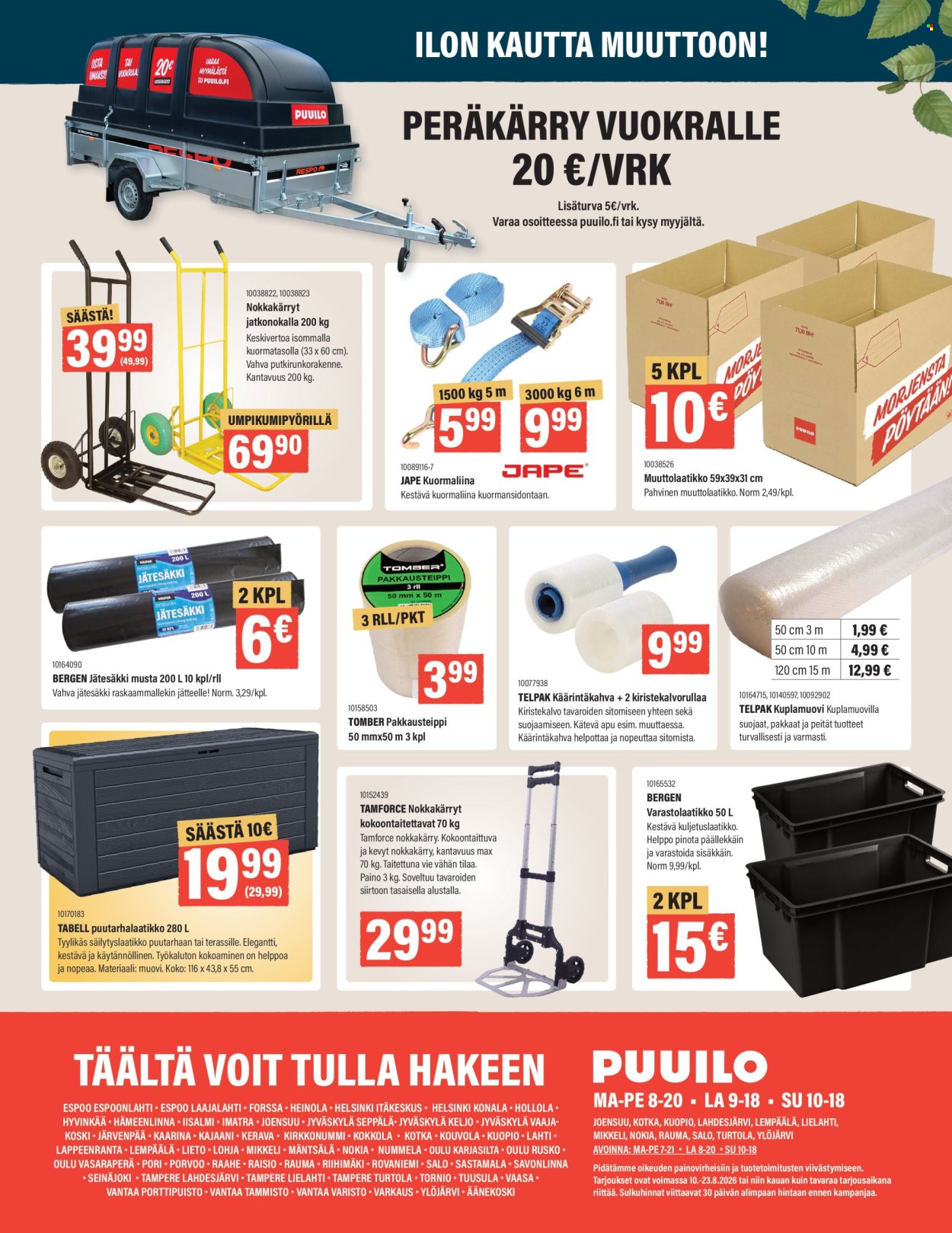Puuilo tarjoukset - 10.08.2026 - 23.08.2026. Sivu 16