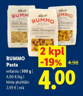 RUMMO Pasta
