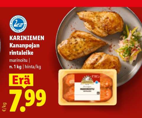 KARINIEMEN Kananpojan rintaleike