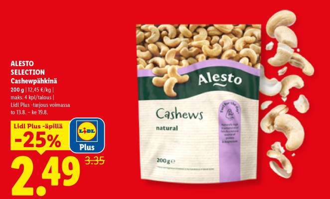 ALESTO SELECTION Cashewpähkinä