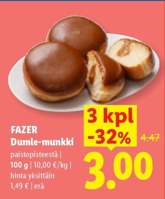 FAZER Dumle-munkki