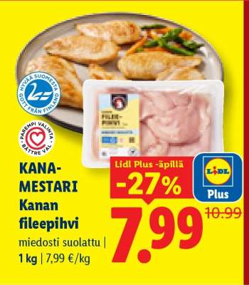 KANA-MESTARI Kanan fileepihvi