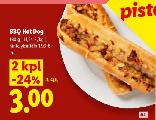 BBQ Hot Dog