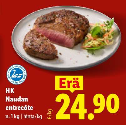 HK Naudan entrecôte