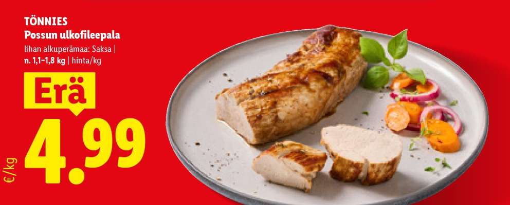 TÖNNIES Possun ulkofileepala