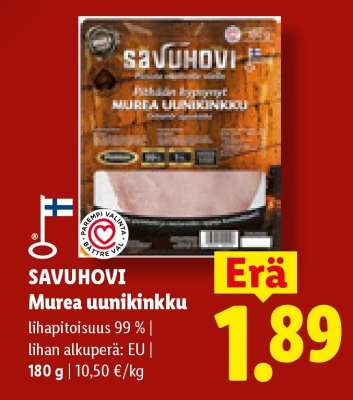 SAVUHOVI Murea uunikinkku