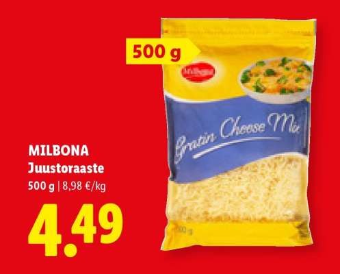 MILBONA Juustoraaste