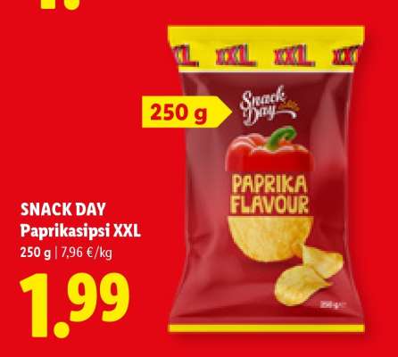 SNACK DAY Paprikasipsi XXL