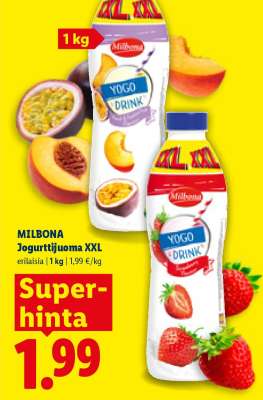 MILBONA Jogurttijuoma XXL