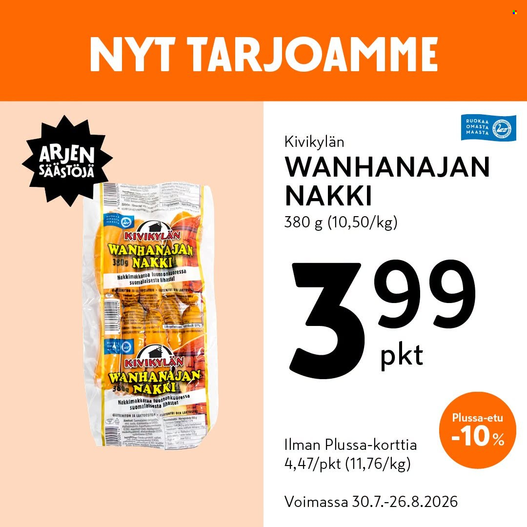 K-market tarjoukset - 30.07.2026 - 26.08.2026. Sivu 2