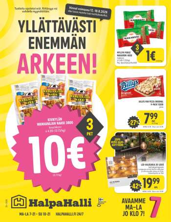 thumbnail - HalpaHalli tarjoukset - Uusin tarjouslehtemme