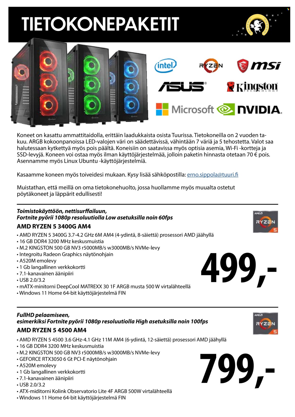 Tuuri tarjoukset. Sivu 1