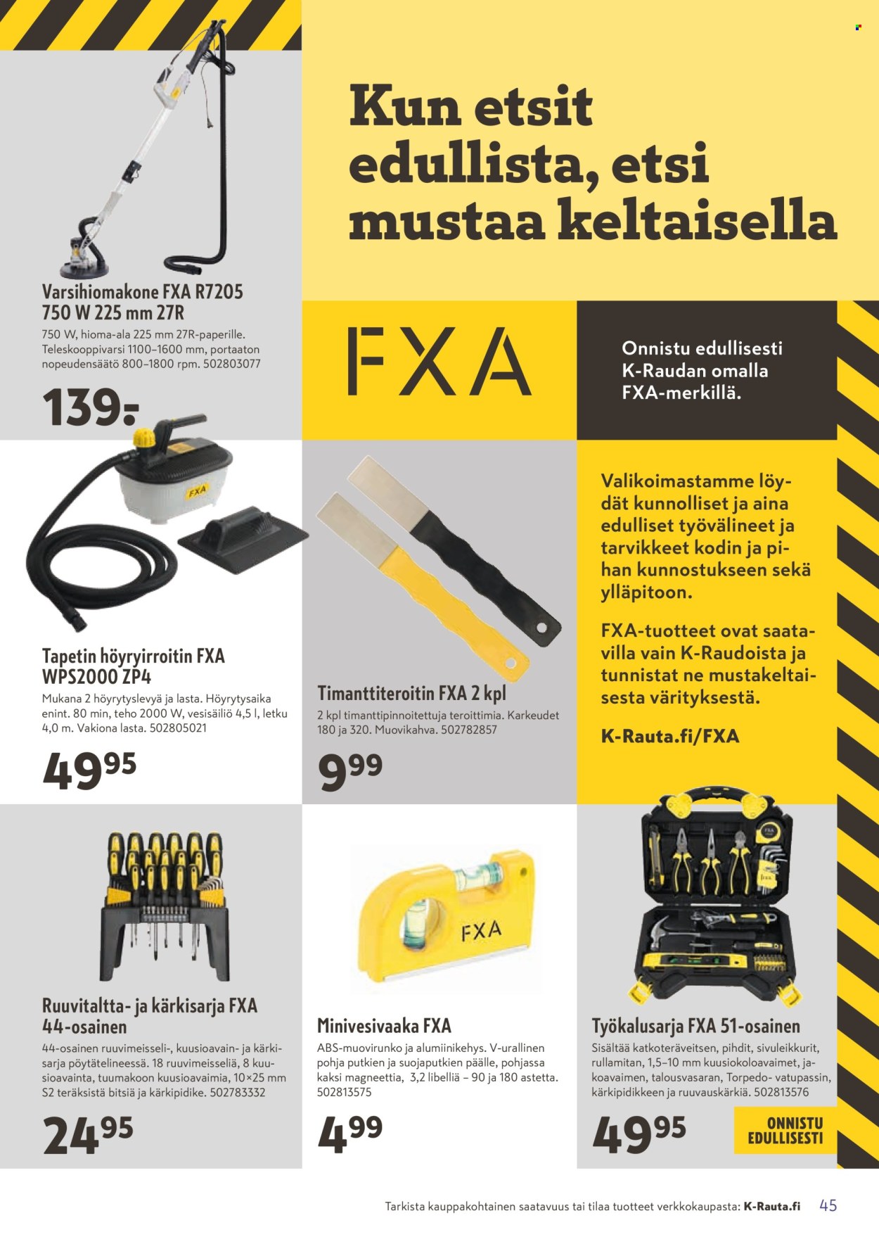 K-Rauta tarjoukset - 12.08.2026 - 25.08.2026. Sivu 45