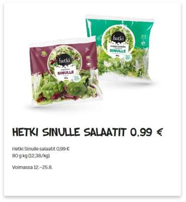 Hetki Sinulle Salaatit
