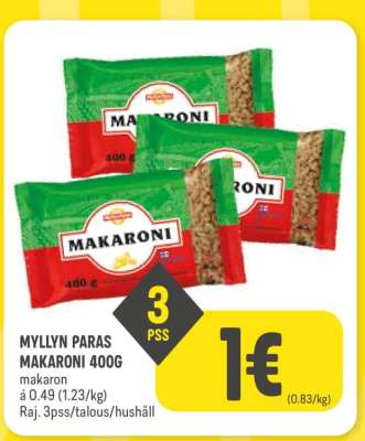 MYLLYN PARAS MAKARONI 400G