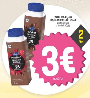 VALIO PROfeel® PROTEIINIPIRTELÖT 2,5DL