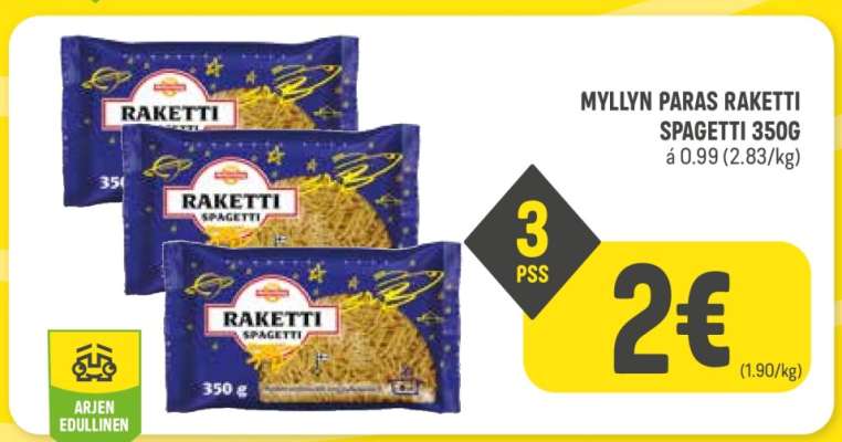 Myllyn Paras Raketti Spagetti 350g