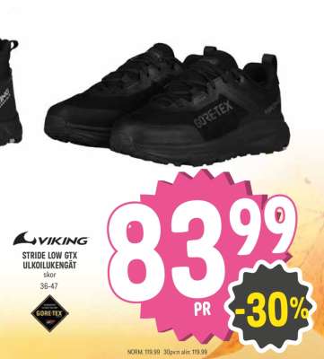 VIKING STRIDE LOW GTX ULKOILUKENGÄT