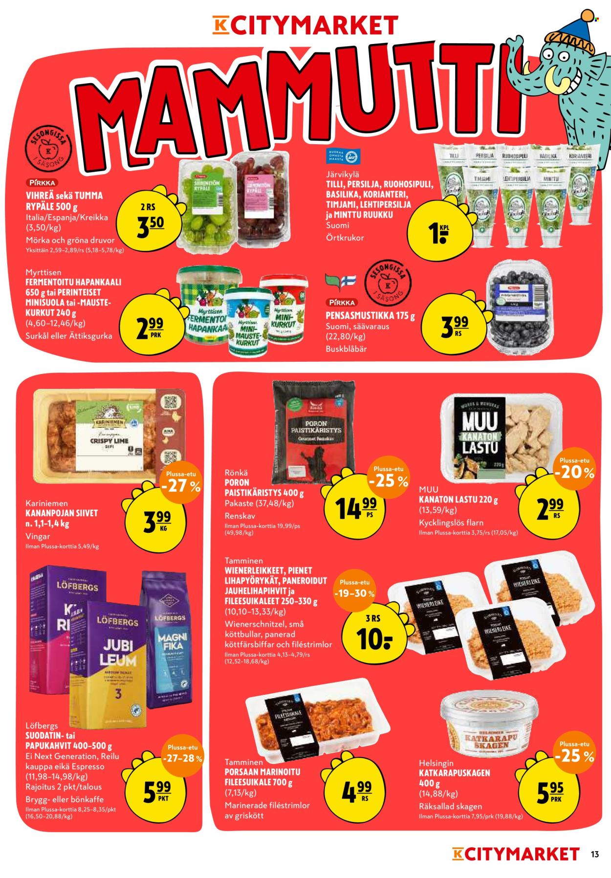 K-citymarket tarjoukset - 13.08.2026 - 16.08.2026. Sivu 13