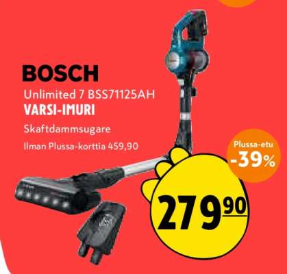Bosch Unlimited 7 BSS71125AH VARSI-IMURI