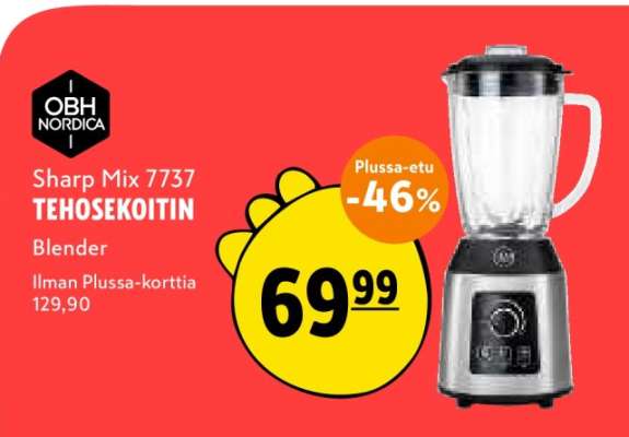 OBH Nordica Sharp Mix 7737 TEHOSEKOITIN
