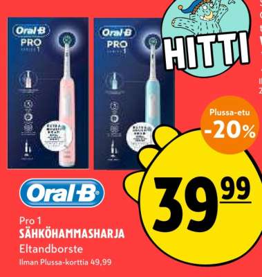 Oral-B Pro 1 SÄHKÖHAMMASHARJA