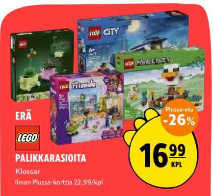 LEGO PALIKKARASIOITA