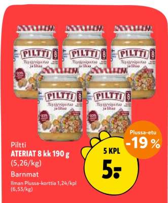 Piltti ATERIAT 8 kk 190 g