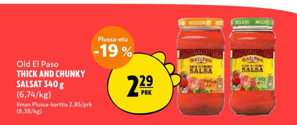 Old El Paso THICK AND CHUNKY SALSAT 340 g