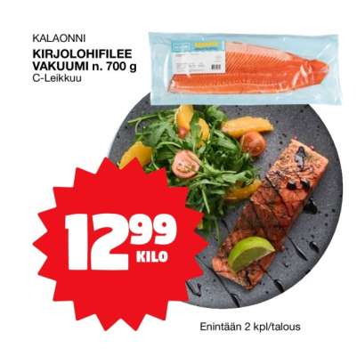 KALAONNI KIRJOLOHIFILEE VAKUUMI n. 700 g