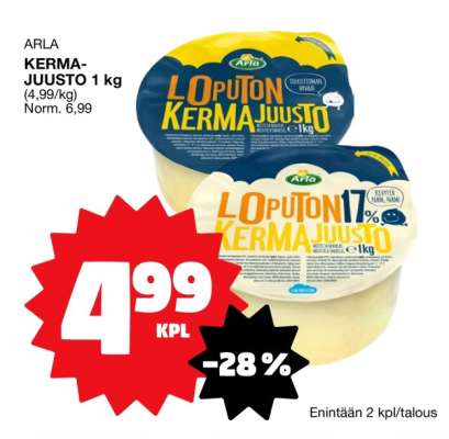ARLA KERMAJUUSTO 1 kg